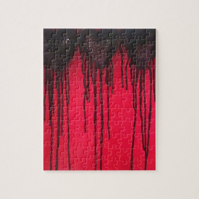 Kärlek Bleeds Black Pussel (Vertikal)