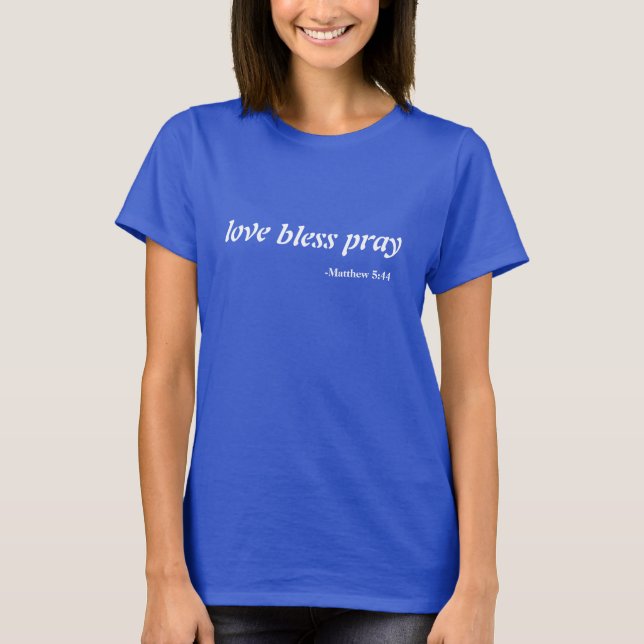 kärlek bless ber Customique T Shirt (Framsida)