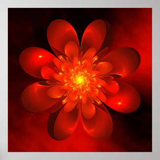 Kärlek blomma (Poster) Poster