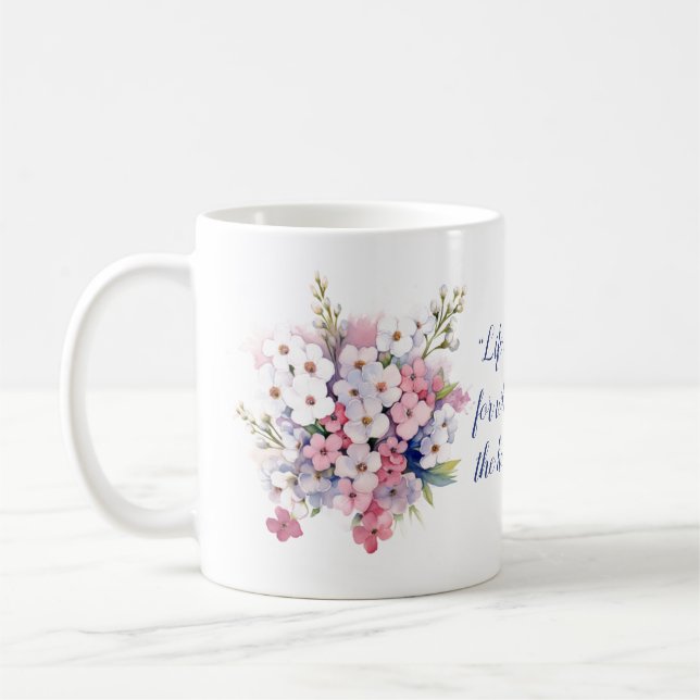 Kärlek Blommar, Anpassningsbar Kaffemugg (Vänster)