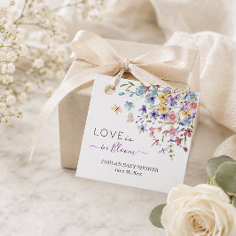 Kärlek blommar Djurvingar Baby Shower Gåvor Etiketter