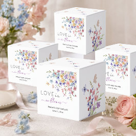 Kärlek blommar Djurvingar Baby Shower Presentaskar