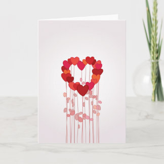 Kärlek blommar kortet helgkort