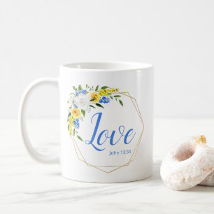Kärlek Blommig Kaffemugg
