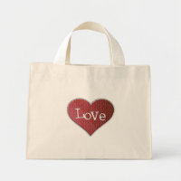 Kärlek Blommigt Bag