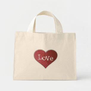 Kärlek Blommigt Bag Mini Tygkasse
