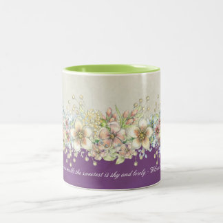 Kärlek - Blommigt - Kaffe Mugg