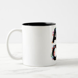 Kärlek Blommigt Vår Cute Kärlek Romantic Watercolo Två-Tonad Mugg