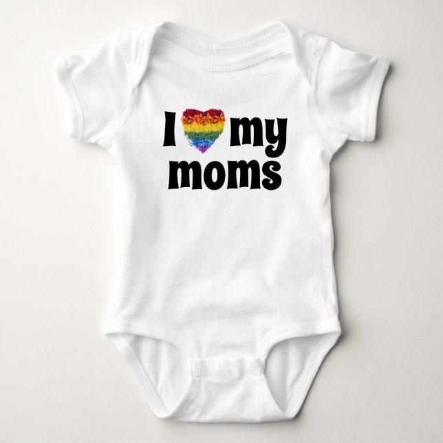 Kärlek: blommor av mammor-Pride T Shirt (Framsida)