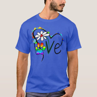 Kärlek blomsterliv t shirt