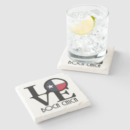 KÄRLEK Boca Chica Texas Stenunderlägg