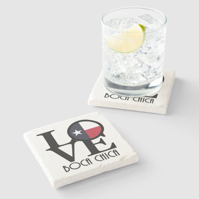 KÄRLEK Boca Chica Texas Stenunderlägg (Sidan)