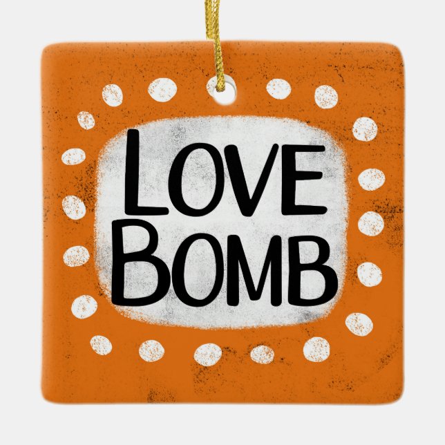 Kärlek Bomb Ornament (Framsida)
