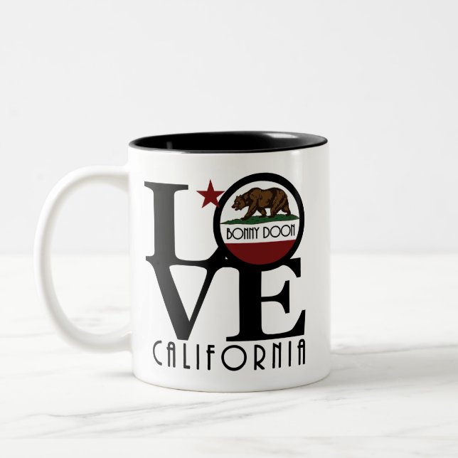 KÄRLEK Bonny Doon California 11oz Två-Tonad Mugg (Vänster)