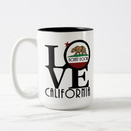 KÄRLEK Bonny Doon California 15oz Två-Tonad Mugg