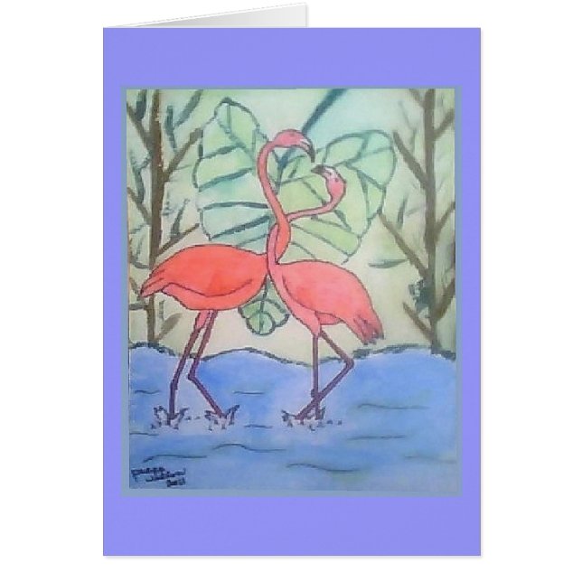 kärlek bor på ..... vid peacewillow hälsningskort (Framsidan)