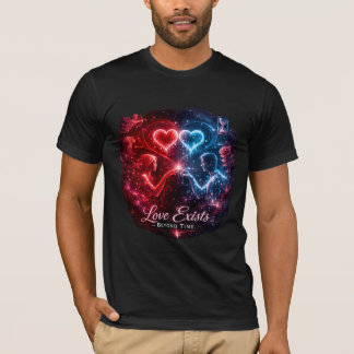 Kärlek bortom tid – Futuristiska Alla hjärtans dag T Shirt