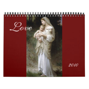 Kärlek, Bouguereau 2010-kalendern Kalender
