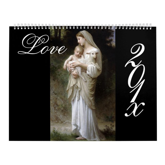 Kärlek, Bouguereau DIY-kalender Kalender (Omslag)