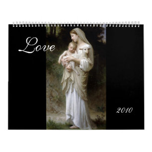 Kärlek, Bouguereau DIY Year Calendar Kalender
