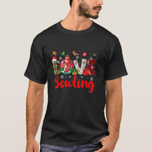 KÄRLEK Bowling jultomten - den vackra jultomten T Shirt