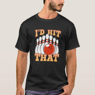 Kärlek Bowling League Bowling Stift Id Slått det t Shirt
