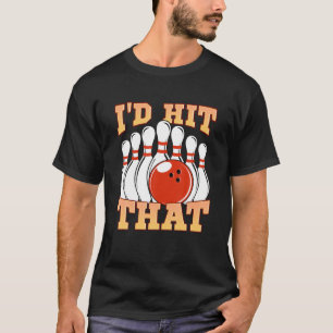 Kärlek Bowling League Bowling Stift Id Slått det t Shirt