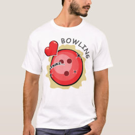 Kärlek Bowling T Shirt