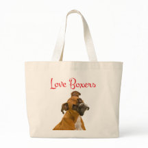 Kärlek Boxer Puppy Hund Canvas Tostruta