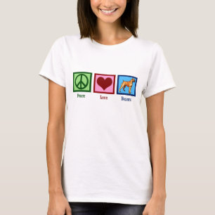 Kärlek Boxers Cute Boxer Hund T-shirt