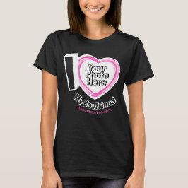 Kärlek Boyvän med Photo Newly Weds Bff T Shirt