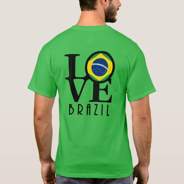 KÄRLEK Brasilien (återtryck) T Shirt (Baksida)