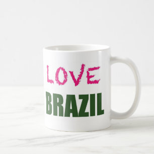 Kärlek Brasilien Kaffemugg