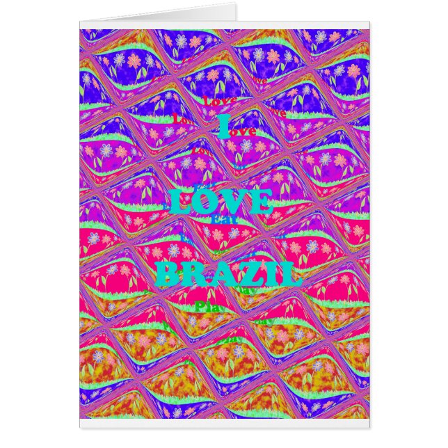 Kärlek Brasilien.png Hälsningskort (Framsidan)