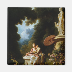 Kärlek Brev av Jean Honore Fragonard Magnet