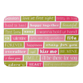 Kärlek Brev Badrumsmatta