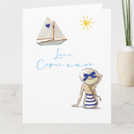 Kärlek Brev Design - Kärlek, Capri xxoo Kort
