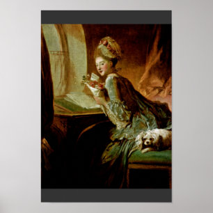 Kärlek, Brev, Fragonard, Jean-Honoré (bästa Poster