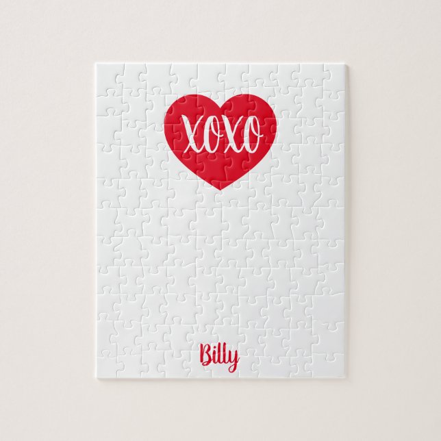 Kärlek Brev Heart Valentine Frustration Pussel (Vertikal)