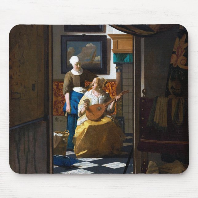 Kärlek Brev, Johannes Vermeer Musmatta (Framsidan)