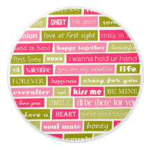 Kärlek Brev keramisk pull