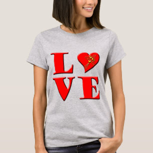 KÄRLEK Brev (L ♥ VE) T Shirt