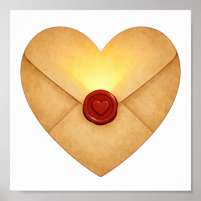 Kärlek brev poster (Framsidan)