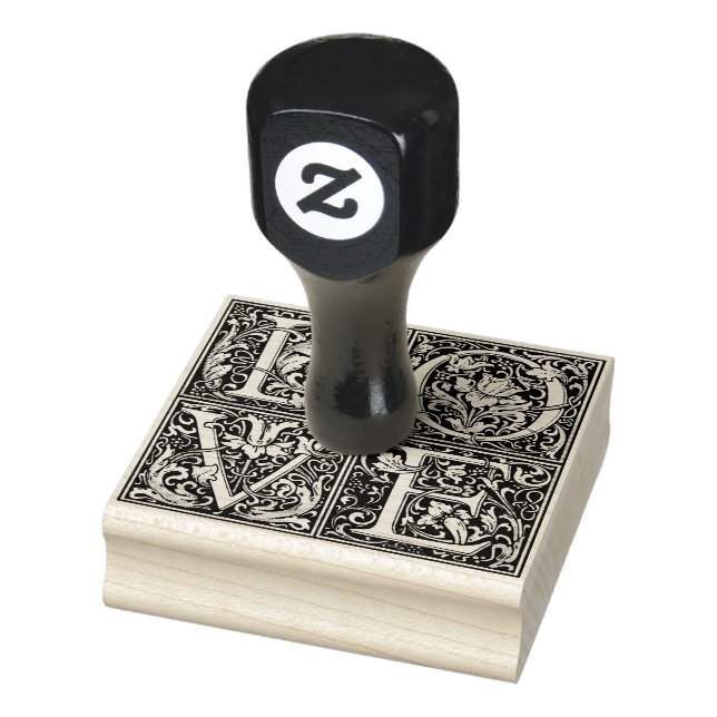 KÄRLEK Brev Stämpel (Stämpel)