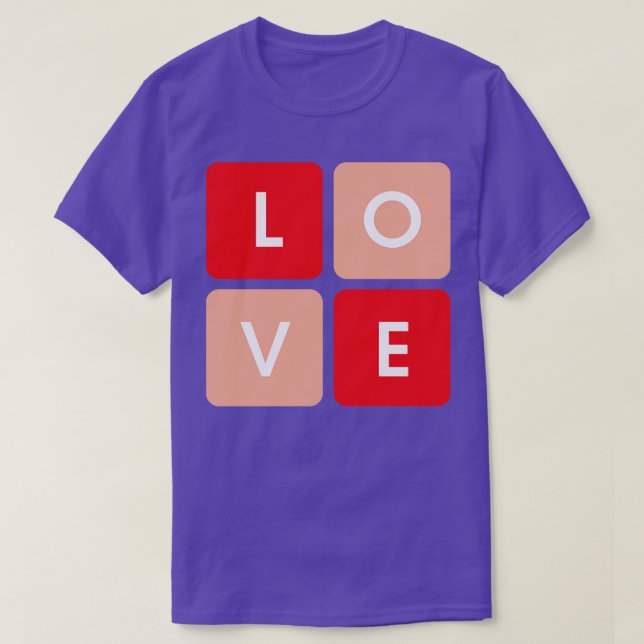 Kärlek Brev T Shirt (Design framsida)