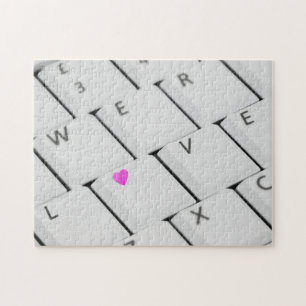 Kärlek Brev Tangentbord Pussel