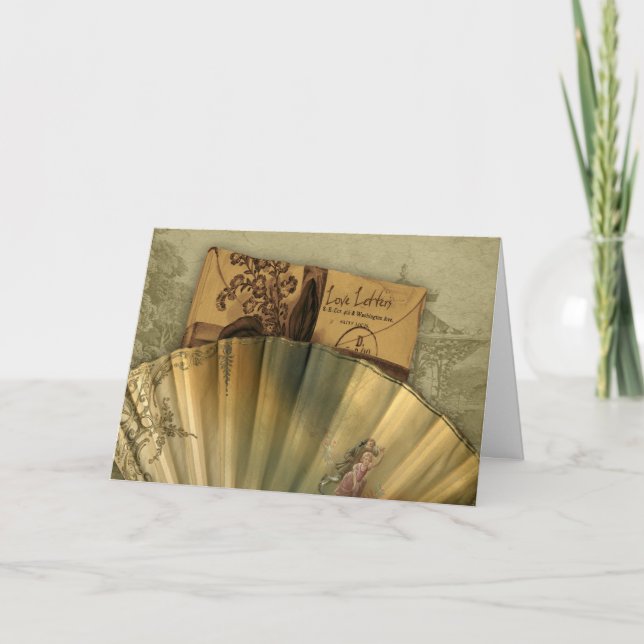 Kärlek Brev Valentine Helgkort (Framsida)