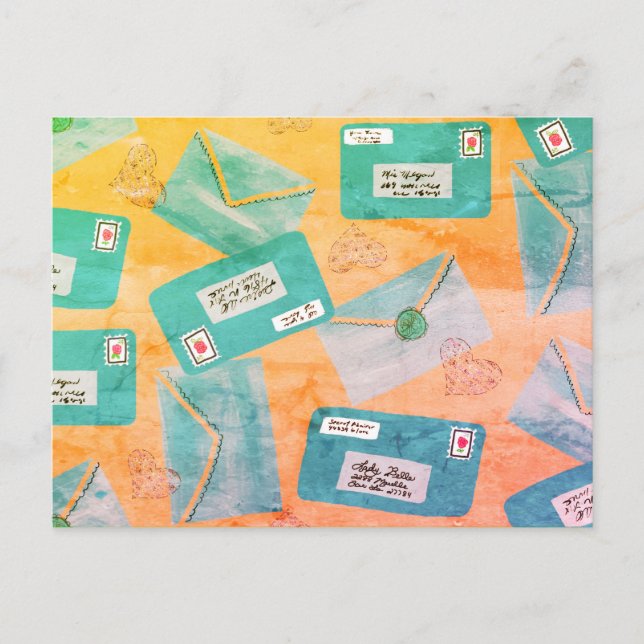 Kärlek Brev Vykort (Framsida)