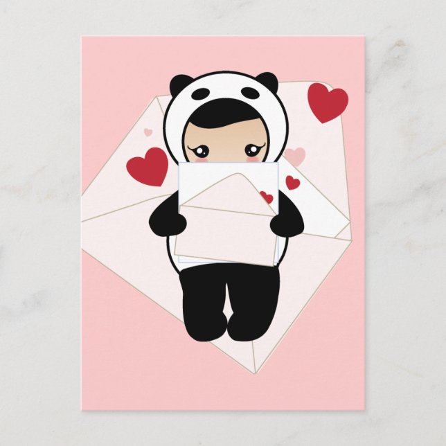 Kärlek brev vykort (Framsida)