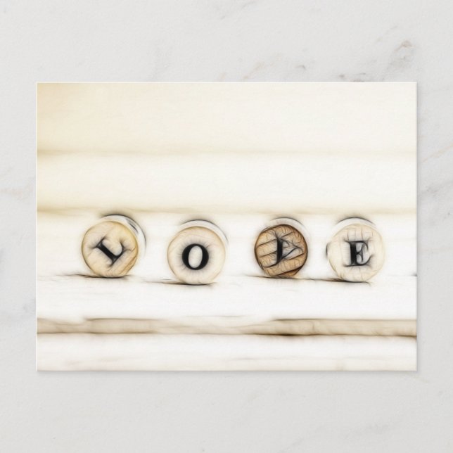 Kärlek Brev Vykort (Framsida)